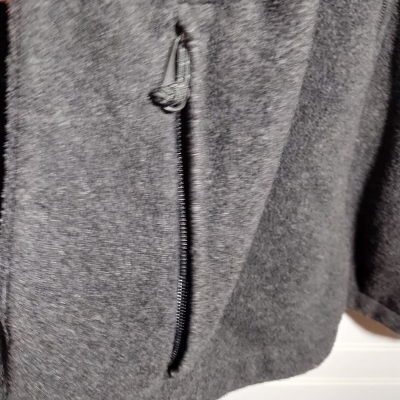 Columbia Jacket Mens L‎ Gray Full Zip Fleece Jacket Soft Shell Zippered Pockets - Picture 2 of 6